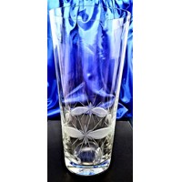 Vase Kristallglas Hand geschliffen Kante WA-1137 250 x 125 mm 1 Stück .