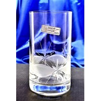 Wassergläser/ Whisky Glas Kristallgläser Hand geschliffen Kante VU-141 230 ml ...