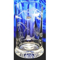LsG Crystal Sklenice pivní pískovaný půllitr dekor Kůň originál balení Joska-6...