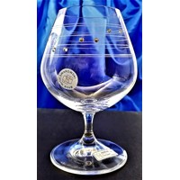 Weinbrand Glas/ Cognacglas geschliffen SWAROVSKI Kristall J-849 400 ml 6 Stück...