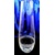 Vase Kristallglas Hand geschliffen Muster Kante WA-325 1 Stück .