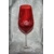 LsG-Crystal Jubilejní sklenice červená číše výroční sklenička broušená Kytička J-399 600 ml 1 Ks.