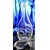 LsG-Crystal Skleněná láhev + sklenice 45 x Swarovski krystal ručně broušené dekor Claudia dárkové balení LA-548 1000/ 250 ml 7 Ks.