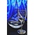 Kristallflasche mit Gläsern 21 x  Swarovski Stein Hand geschliffene Claudia KG-649 1500/350 ml 3 Stk