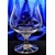 Weinbrand Glas/ Cognac Glas mit SWAROVSKI Kristallen Hand geschliffenes Muster Karla CO-696 250ml 6 Stück.