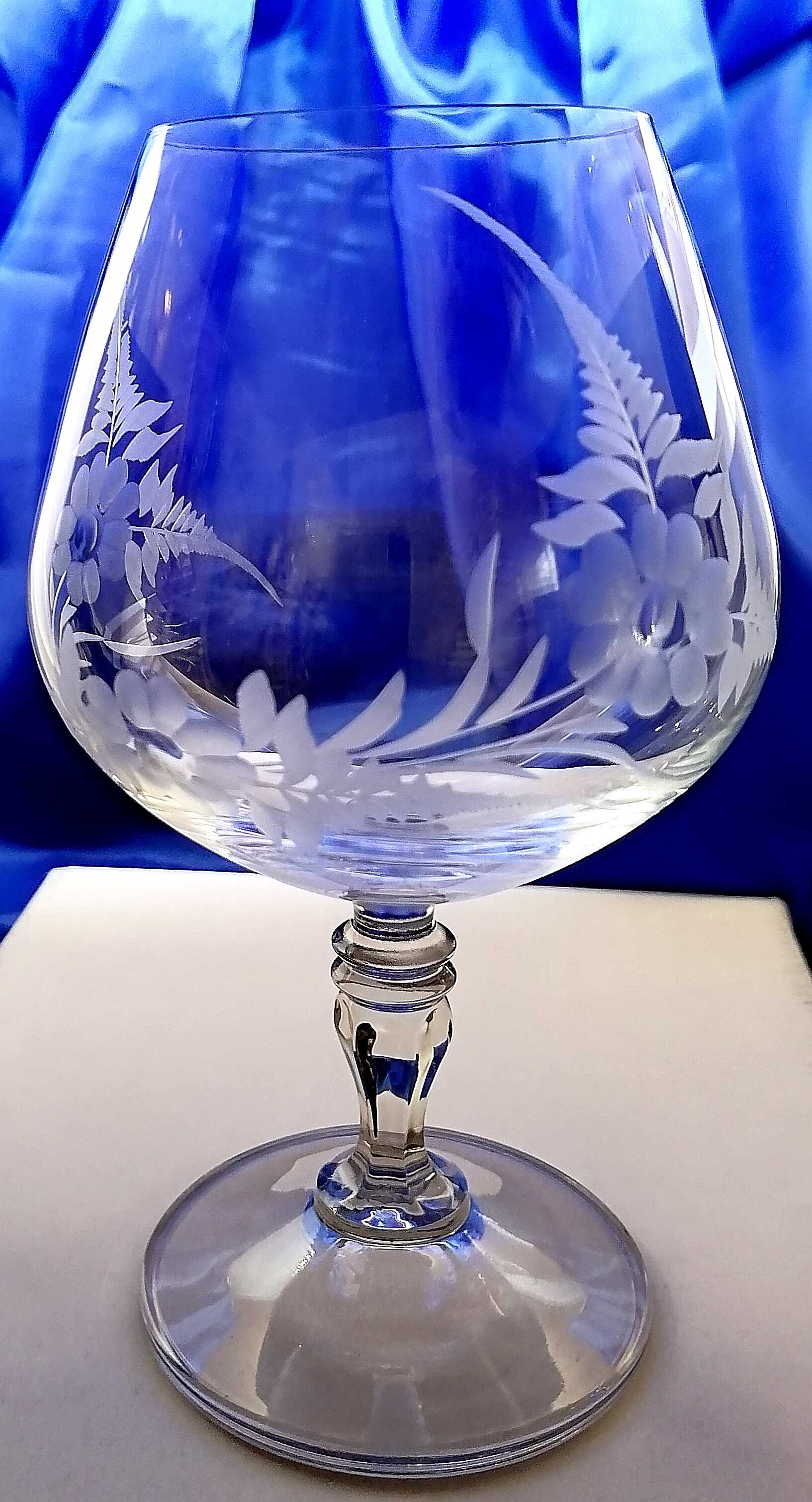 Geburtstag Glas/ Jubiläums Kristallglas Hand geschliffen J-113 350 ml 1 Stück.