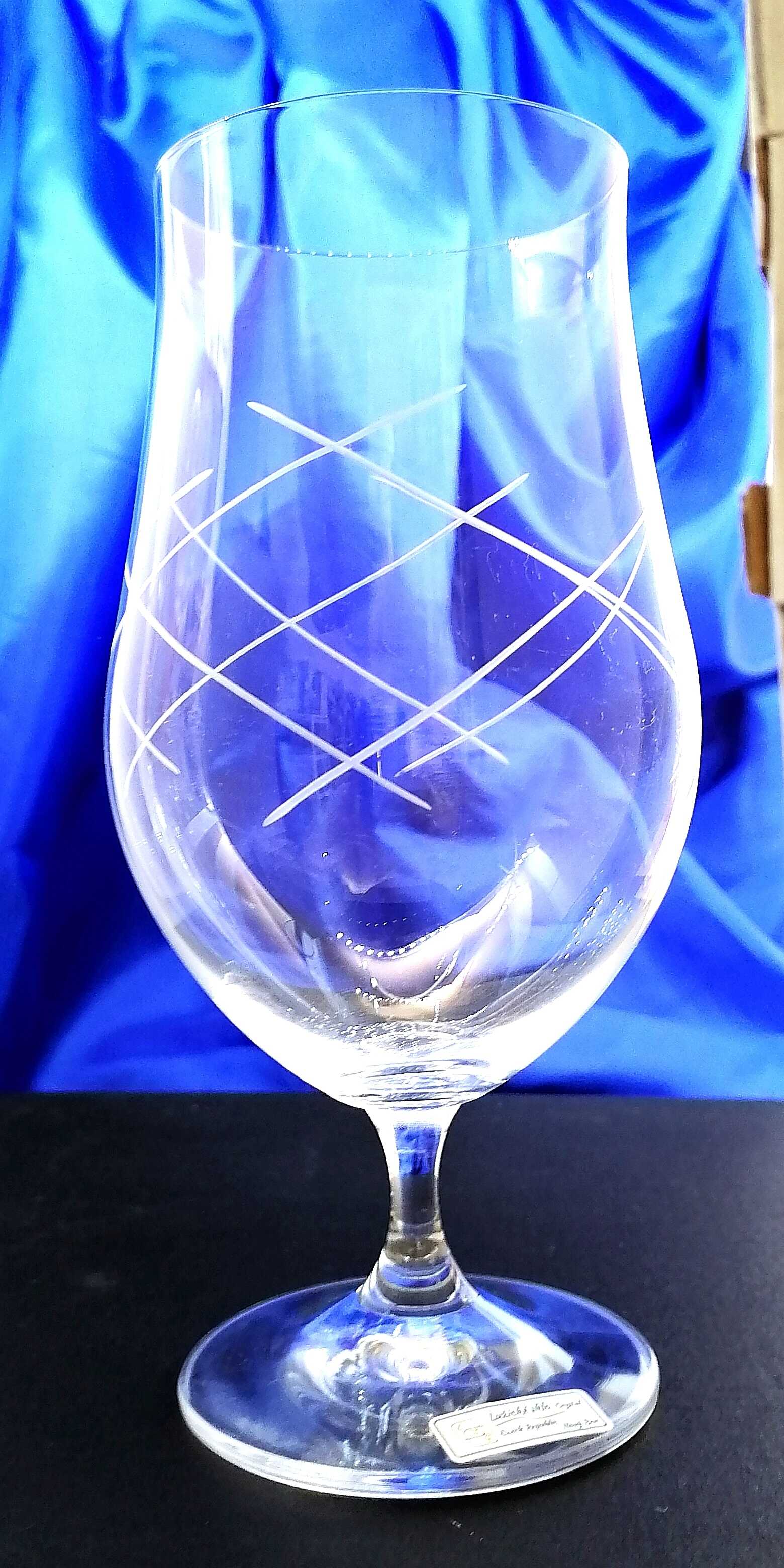LsG-Crystal sklenice Skleničky broušené na pivo dekor Galaxie VU-172 CX-550 ml 4 Ks.