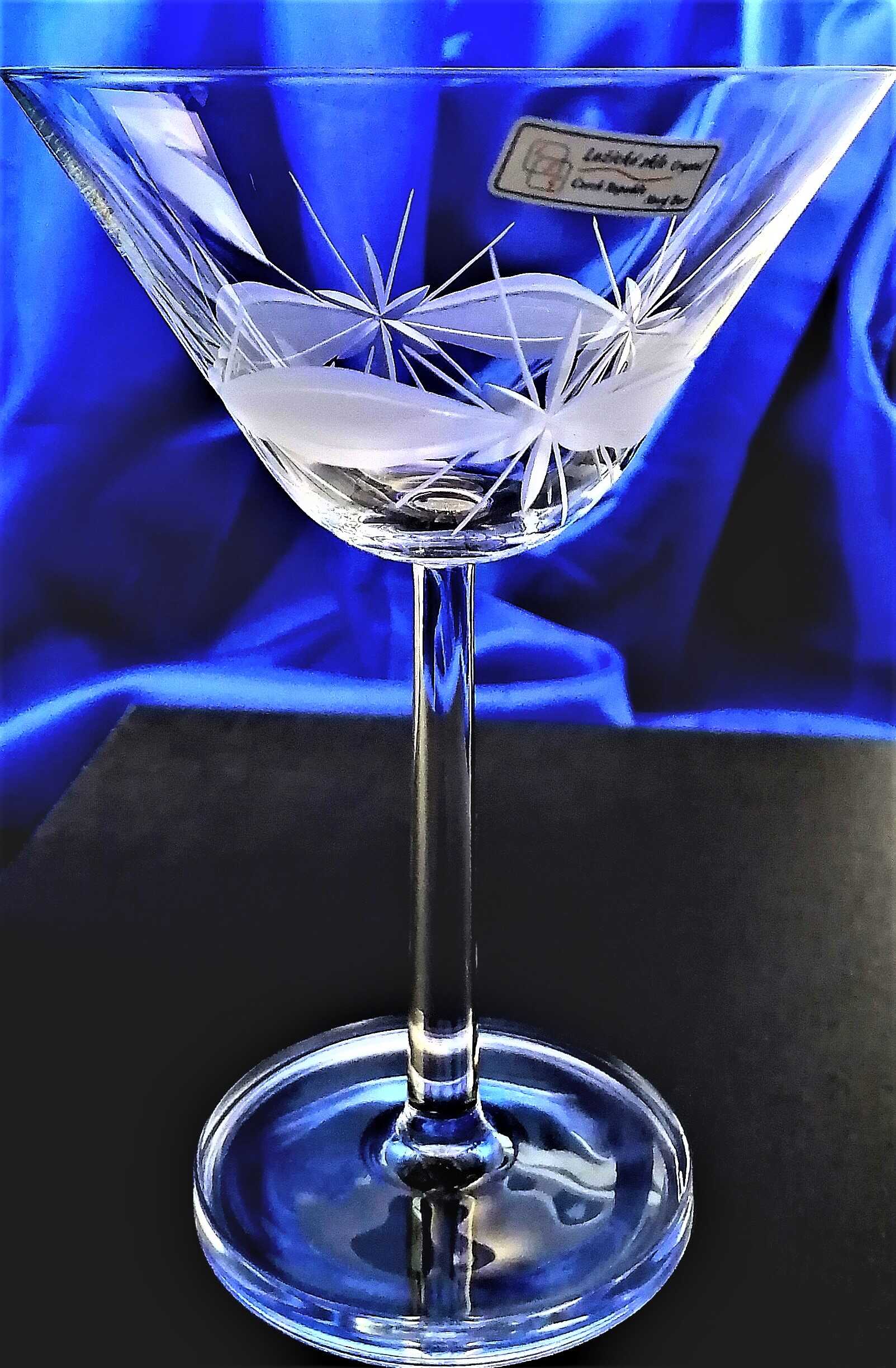 Lsg-Crystal Skleničky na Martini/ koktejly ručně broušené dekor Kanta Vicenza 326 160 ml 6 Ks.