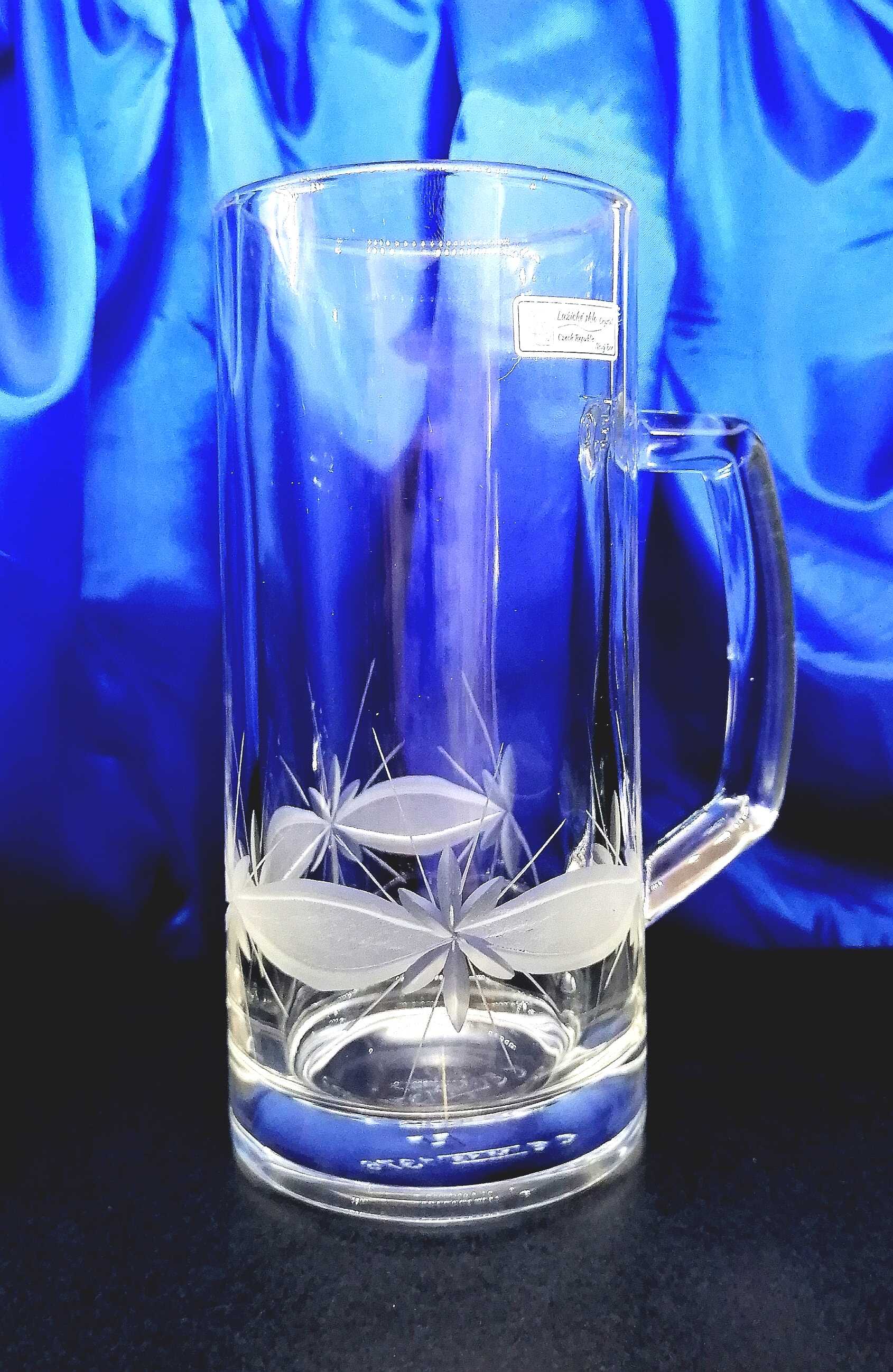 LsG-Crystal Sklenice pivní ručně broušená třetinka dekor Kanta VU-481 330 ml 1 Ks.