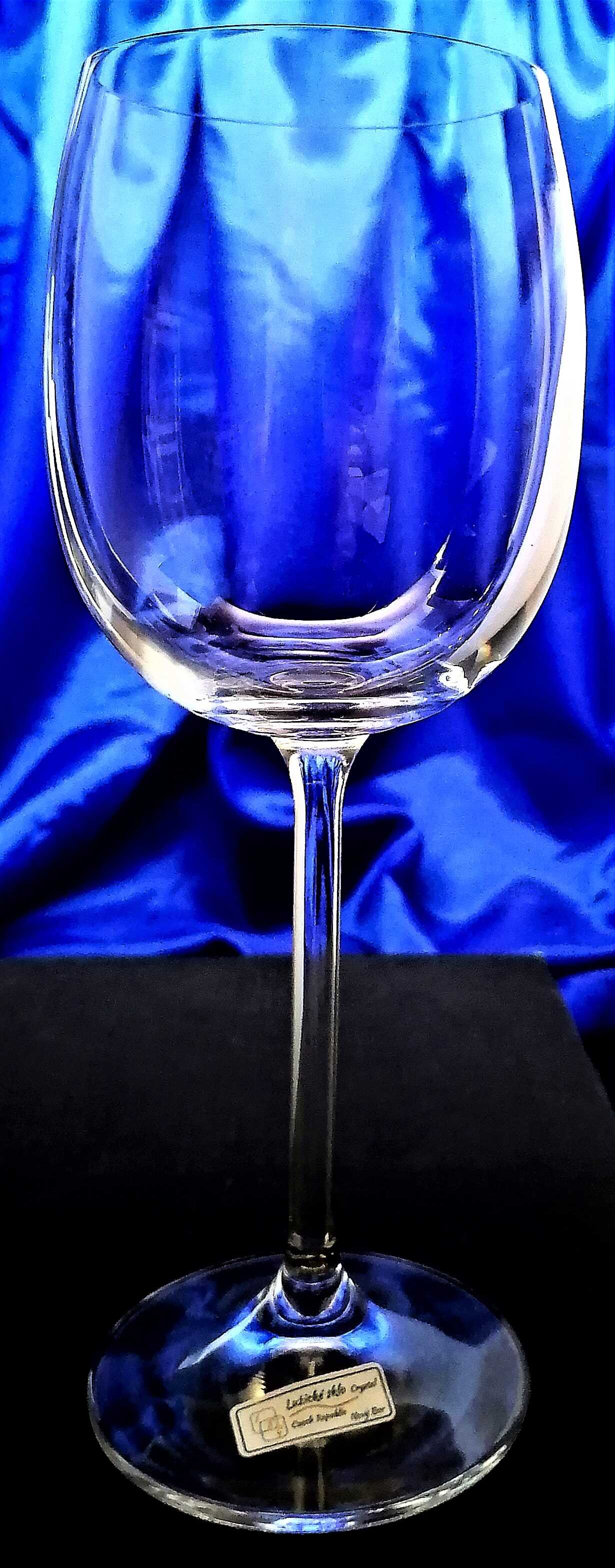 LsG-Crystal Skleničky na bílé víno dárkové balení satén Erika-P898 260 ml 6 Ks.