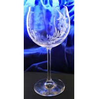 Geburtstag Glas/ Jubiläums Glas Hand geschliffen  J-110 300 ml 1 Stück.