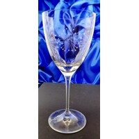 Rotwein Glas/ Rotweingläser Hand geschliffen Muster Löwenzahn RW-022 400 ml 6 Stück.