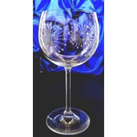 Rotwein Glas/ Rotweigläser Burgund Hand geschliffen Muster Lőwenzahn  019 580 ...