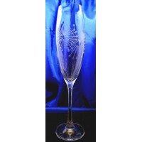 Sektkelch/ Champagner Glas/ Sektgläser Hand geschliffen Muster Lőwenzahn 076.1...