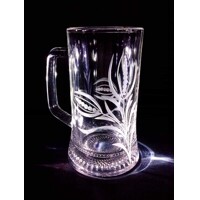 Lsg-Crystal Sklenice pivní třetinka broušená Kukuřice VU-020 330ml 1 Ks.