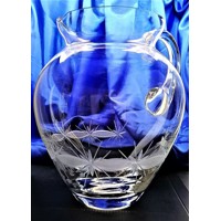 LsG-Crystal sklo Džbán na pivo/ vodu souprava se skleničkami ručně broušená / rytý dekor Kanta VU- 173 2000/ 300 ml 5 Ks.