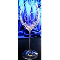 Geburtstag Glas/ Jubiläums Kristallglas Hand geschliffen J-197 350 ml 1 Stück.