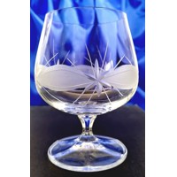 LsG-Crystal sklenice Skleničky na koňak ručně broušené dekor Kanta Christine-1...