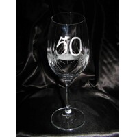 Geburtstag Glas Jubiläums Kristallglas Hand geschliffen Kante J-240 450ml 1 St...