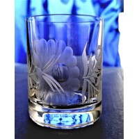 Schnapsgläser/ Korn Glas/ Slivowitz Gläser Hand geshliffen Muster Rose 286 60 ...