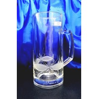 LsG-Crystal Sklenice pivní ručně broušená třetinka dekor Kanta VU-481 330 ml 1...
