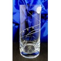 LsG-Crystal Skleničky Long drink 6 x Swarovski krystal ručně ryté dekor Anna B...