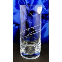 LsG-Crystal Skleničky Long drink 6 x Swarovski krystal ručně ryté dekor Anna B...