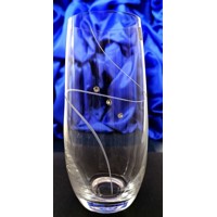 LsG-Crystal Sklenice na vodu/ Long drink/ pivo SWAROVSKI krystaly broušené dekor Petra Club-6846 350 ml 2 Ks.