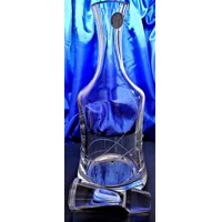 LsG-Crystal Whisky set broušený s krystaly Swarovski dekor Cleopatra dárkové balení satén LA-504 1000ml 6+1 Ks.