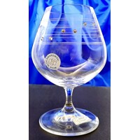 Cognac Glas/ Weinbrandgläser Swarovski Kristall Hand geschliffen Muster Claudi...