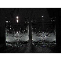LsG-Crystal Skleničky na Whisky broušené Kanta dárkové balení HW-544 280ml 2 Ks.