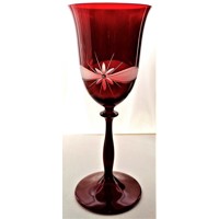 LsG-Crystal  Skleničky červené na víno 6 x Swarovski krystal dekor Kanta dárkové balení satén Nora 557 350 ml 2 Ks.