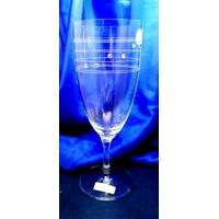 Biergläser/ Bier Glas Swarovski Hand geschliffen Muster Claudia 380 ml 6 Stück.