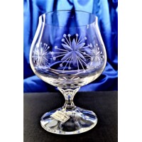 Weinbrand Glas/ Cognacgläser Hand geschliffen Schneeflocke Christine-565 250 m...