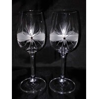 Sherrygläser/ Sherry Glas SWAROVSKI Hand geschliffen Muster Kante SK-s911 150 ...