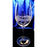 Rotweingläser/ Rotwein Glas SWAROVSKI Hand geschliffen Muster Kante  SK-s576 450 ml 6 Stk.