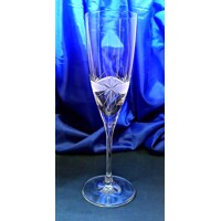 Sektkgläser mit SWAROVSKI Kristallen Hand geschliffen Muster Kante SK-s465 200ml 6 Stück.
