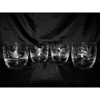 Wassergläser Mehrzweckglas Jagtmotive Hand geschliffene Vögeln Geschenkkarton LOV-625 410 ml 6 Stk.