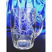 Bierglas Bierseidel Hand geschliffen Muster Weizen Kleis-628 500ml 1 Stk.