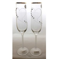 Hochzeitsgläser/ Champagner 20 x Swarovski Stein...