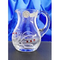 Kristall Glas Krügel mit SWAROVSKI Kristallen für Milch Hand geschliffen Mais DkS-695 200 ml 1 Stk.