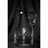 LsG-Crystal Džbán na vodu/ pivo/ víno broušený/ rytý dekor Bodlák KR-740 1500 ml 1 Ks.