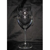 Weißwein Glas/ Weißweingläser Swarovski Stein 42 x Hand geschliffen Muster Conni 746 250 ml 6 Stk