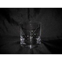 LsG-Crystal Skleničky na Whisky 24 x Swarovski krystal ručně broušené dekor Karla dárkové balení Barline 782 280ml 6 Ks.