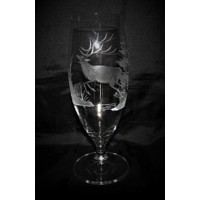 LsG-Crystal Skleničky na pivo/ vodu ručně broušené/ ryté dekor Jelen Eva-838 3...