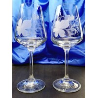 LsG-Crystal Skleničky na různé nápoje dekor Víno Sandra- 871 150ml 6 Ks.
