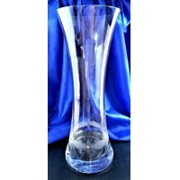 LsG-Crystal Váza skleněná 6 x Swarovski krystal ručně broušená dekor Kanta originál balení X-916 340 x 140mm 1 Ks.