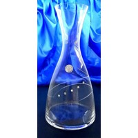 LsG-Crystal Láhev na víno/ vodu 5 x Swarovski kamínek broušená/ rytá dekor Anna okrasné baleni dekanter-926 1200ml 1 Ks.