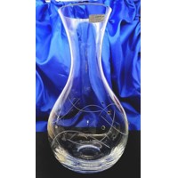Flasche Kristall Glas 10 x Swarovski Steine Hand geschliffen Lucia 928 1200 ml 1 Stk.