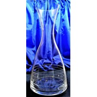 Karaffe für Wein Kristallglas 6 x Swarovski Stein Hand geschliffen Muster  Claudia 7321 1250 ml 1 Stück.